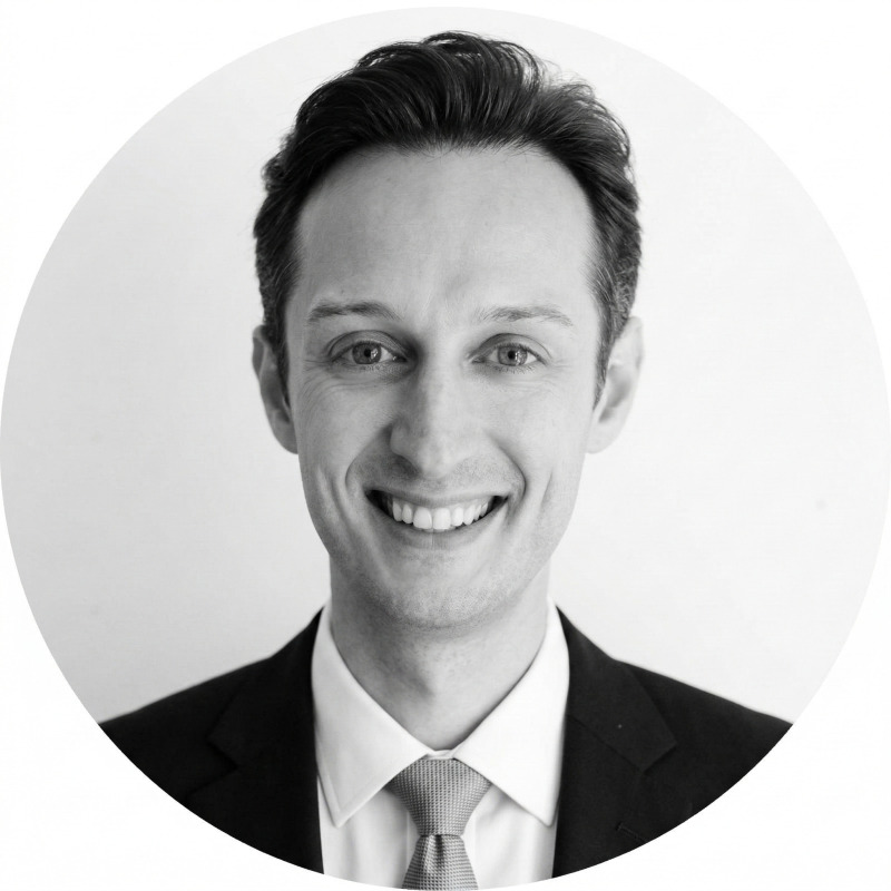 Peter Bebbington, Co-founder and CEO of Brainpool AI — black-and-white circular headshot